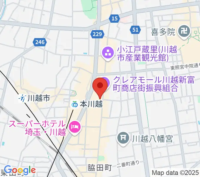 リンキィディンク川越 i.m.oの地図