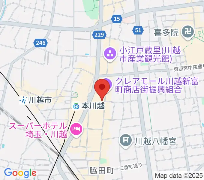 リンキィディンク川越 i.m.oの地図