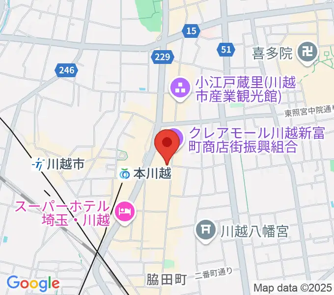 リンキィディンク川越 i.m.oの地図