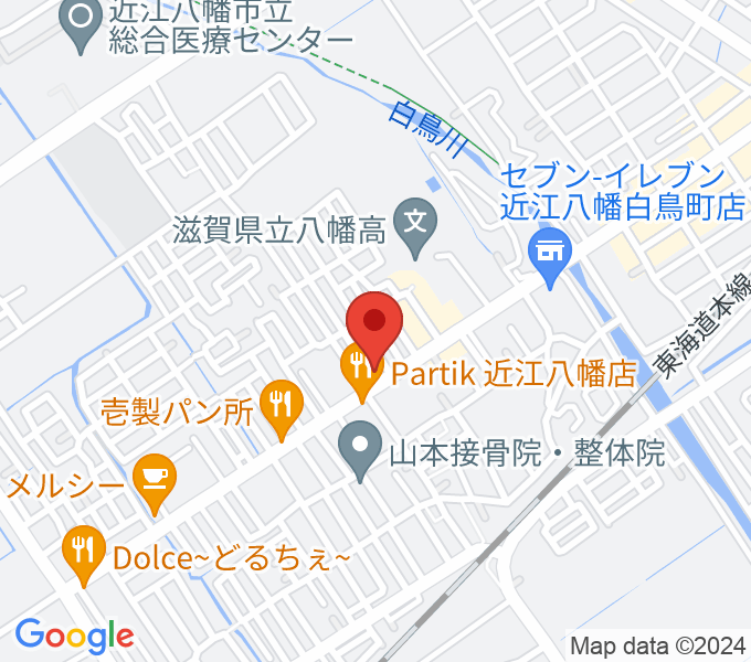塚本楽器 近江八幡店の場所