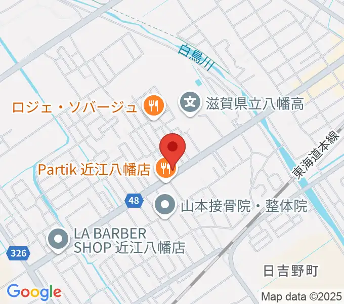 塚本楽器 近江八幡店の地図