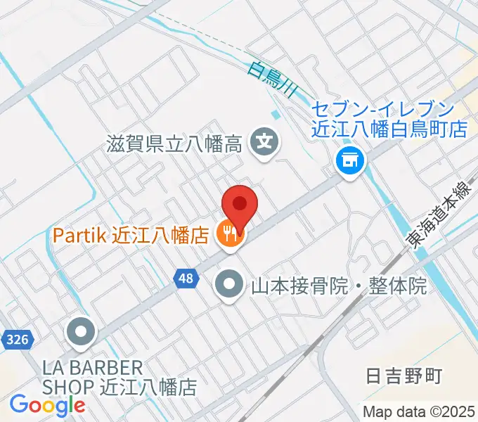塚本楽器 近江八幡店の地図
