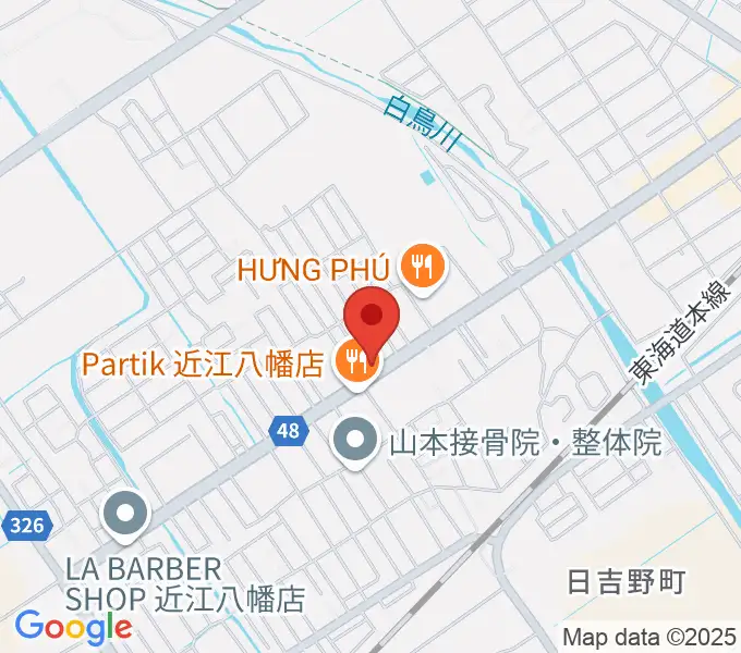 塚本楽器 近江八幡店の地図