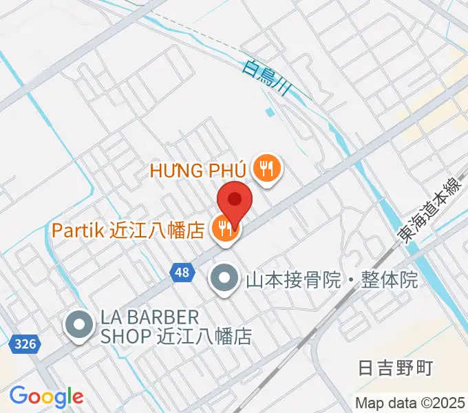 塚本楽器 近江八幡店の地図