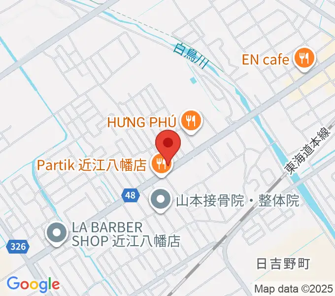 塚本楽器 近江八幡店の地図