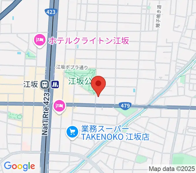 江坂パインファームの地図