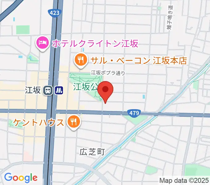 江坂パインファームの地図