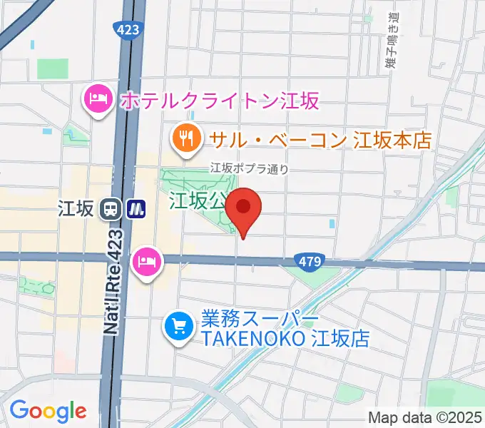 江坂パインファームの地図