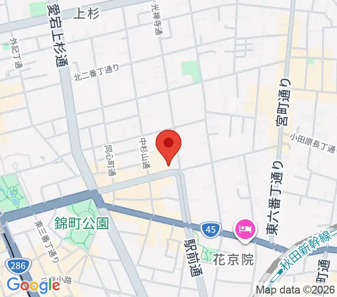 [移転]仙台バードランド[錦町]の地図