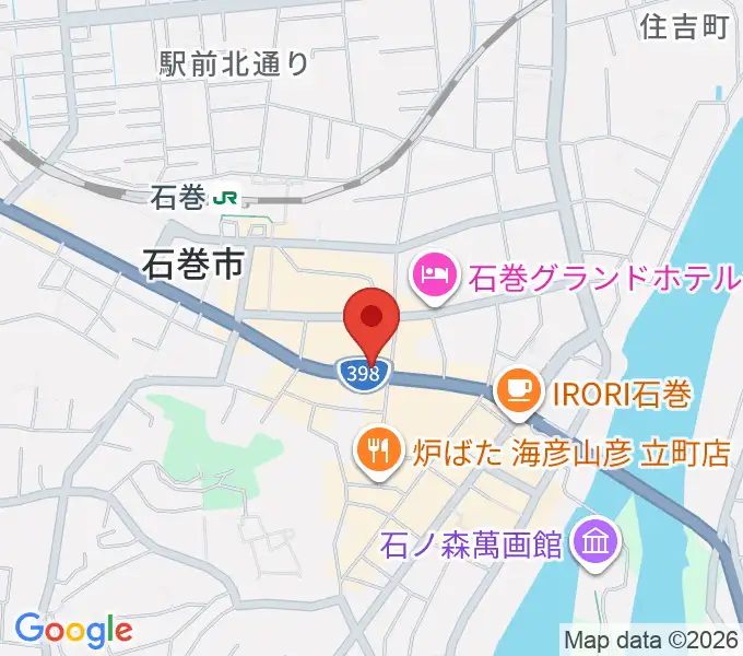 ラ・ストラーダの地図