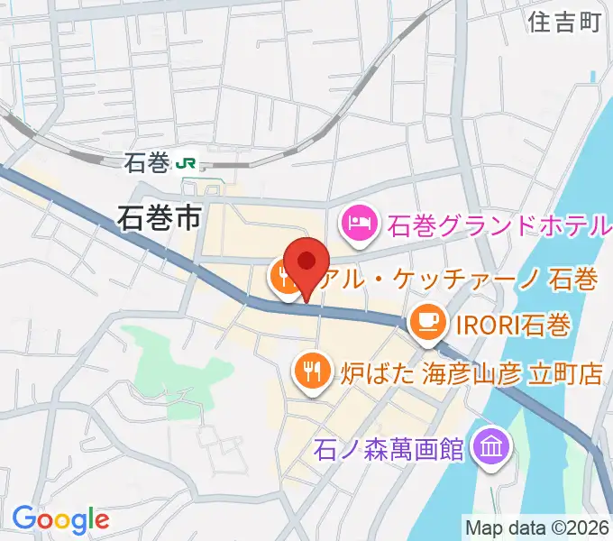 ラ・ストラーダの地図