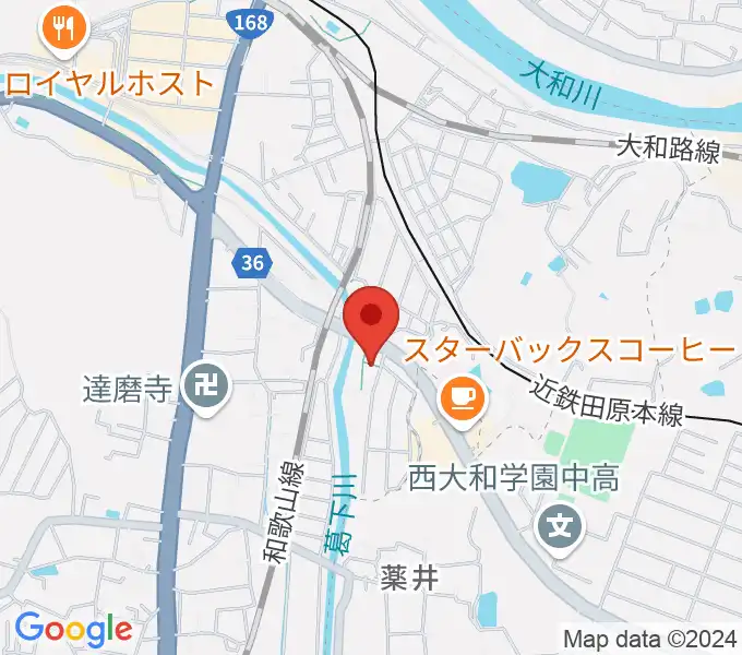 ミュージックスタジオ シグナスの地図