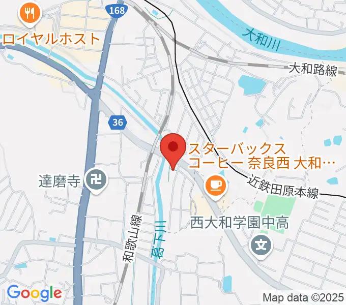 ミュージックスタジオ シグナスの地図