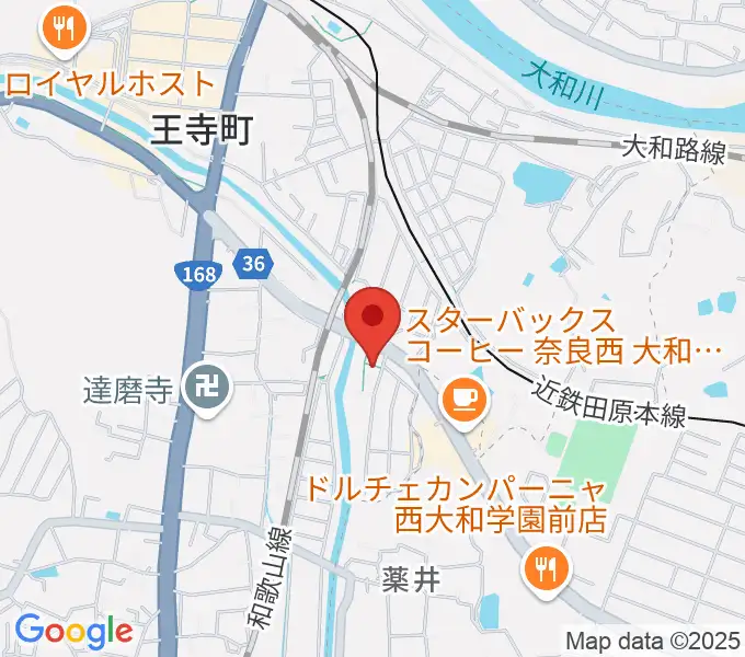 ミュージックスタジオ シグナスの地図