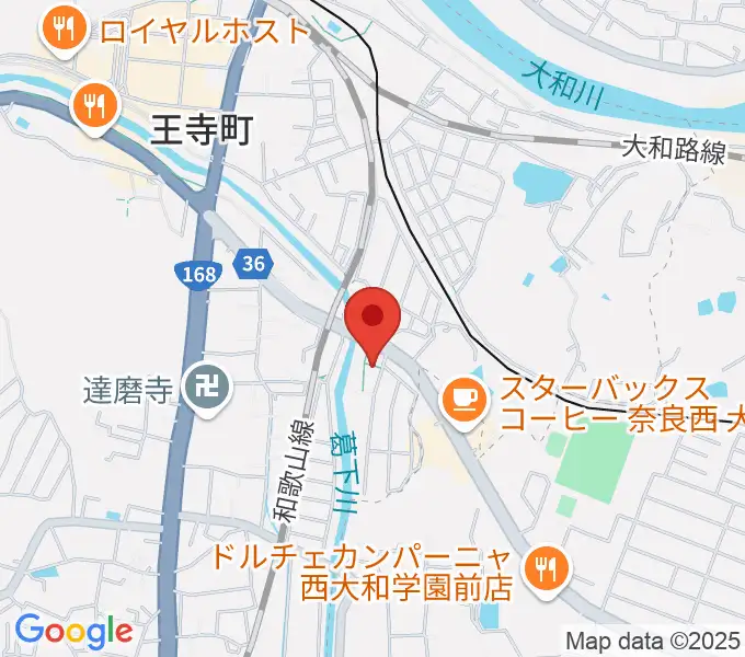 ミュージックスタジオ シグナスの地図