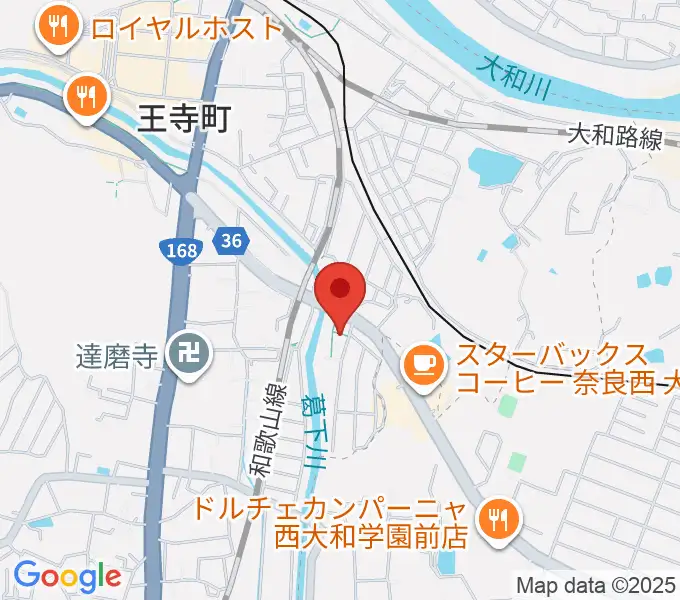 ミュージックスタジオ シグナスの地図