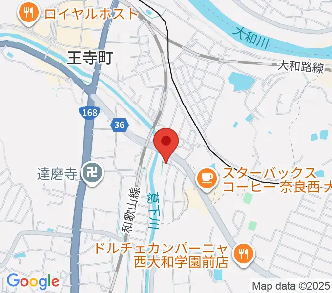 ミュージックスタジオ シグナスの地図