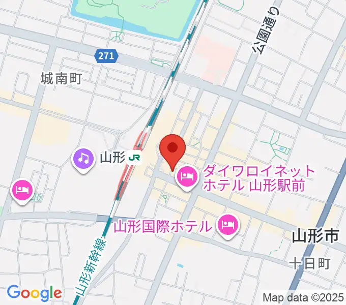 ルイジアナ・ハリケーンの地図