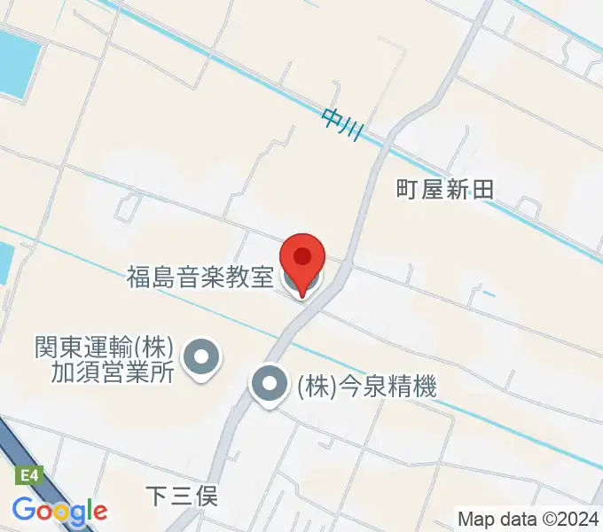 福島音楽教室の地図