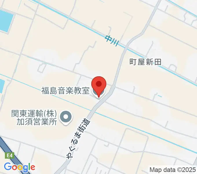 福島音楽教室の地図