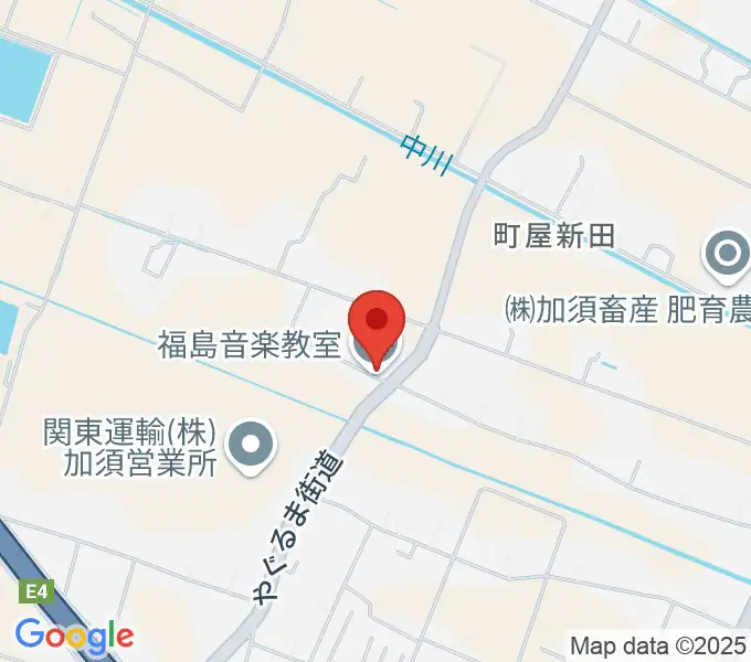 福島音楽教室の地図