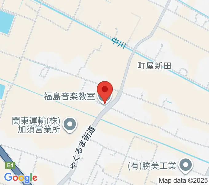 福島音楽教室の地図