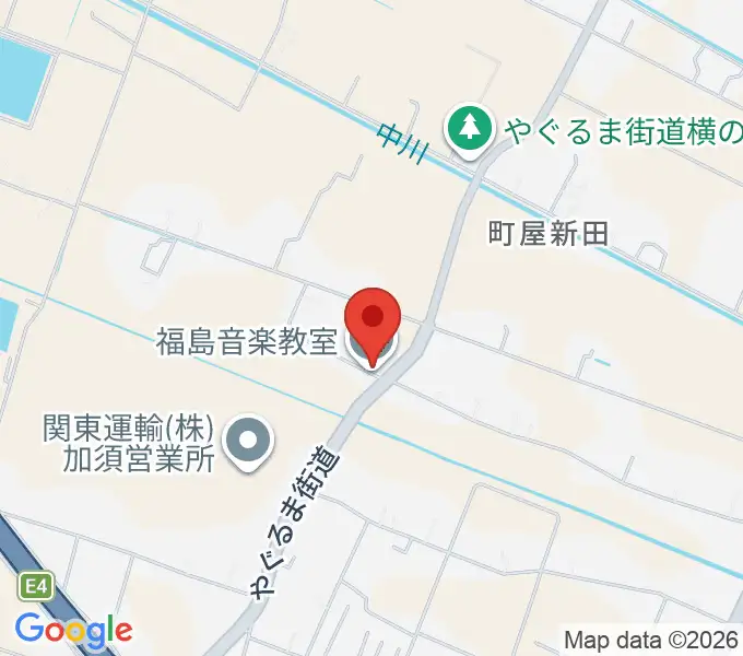 福島音楽教室の地図