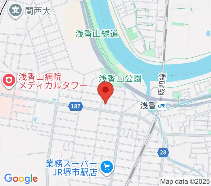 Ise Drum 教室の地図
