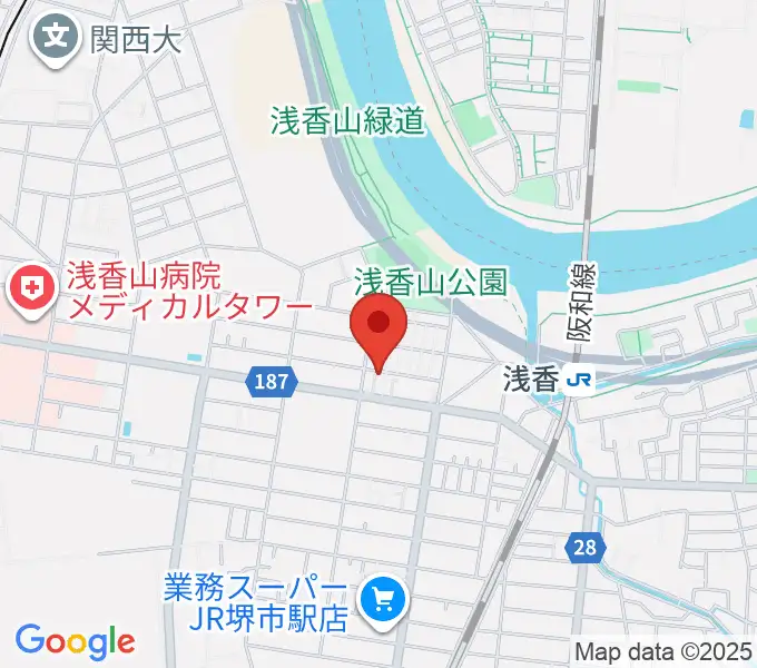 Ise Drum 教室の地図