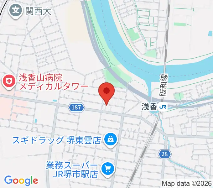Ise Drum 教室の地図
