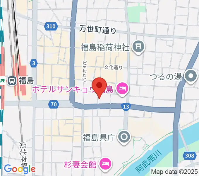 福島C-moonの地図