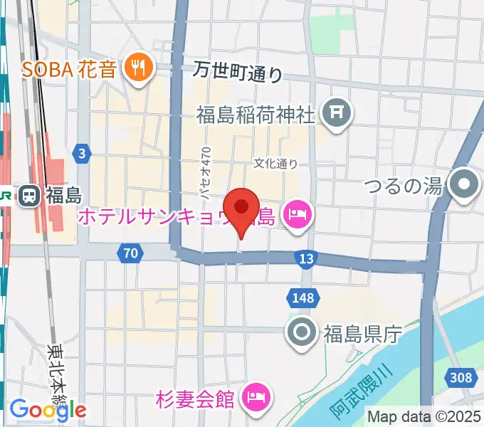 福島C-moonの地図