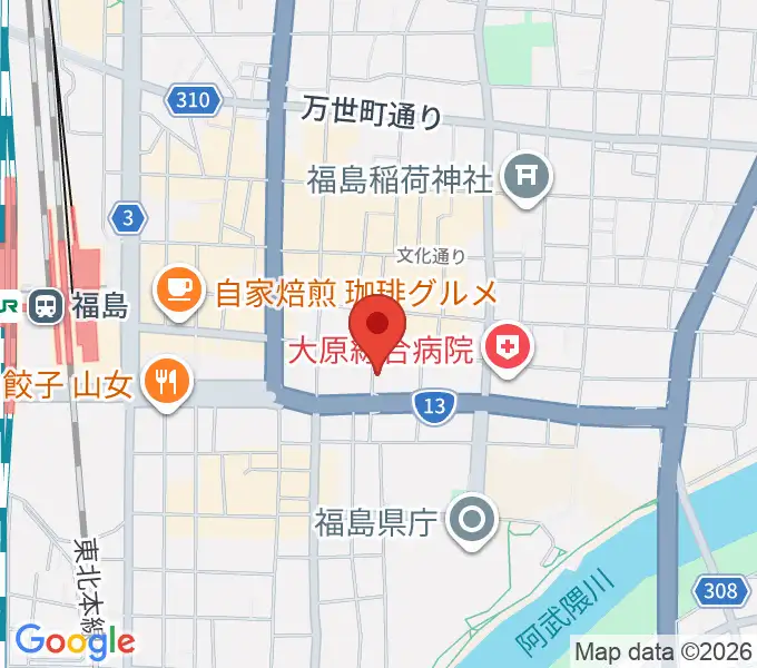 福島C-moonの地図