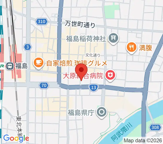 福島C-moonの地図