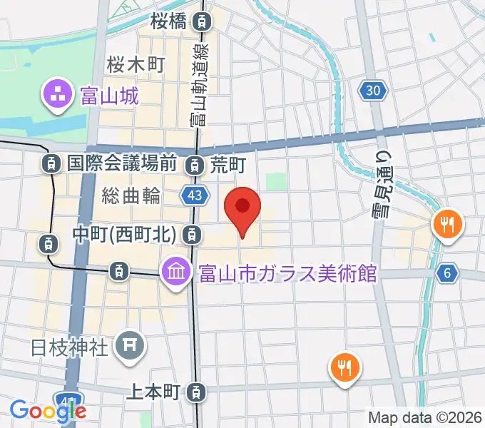 富山サマーナイトの地図