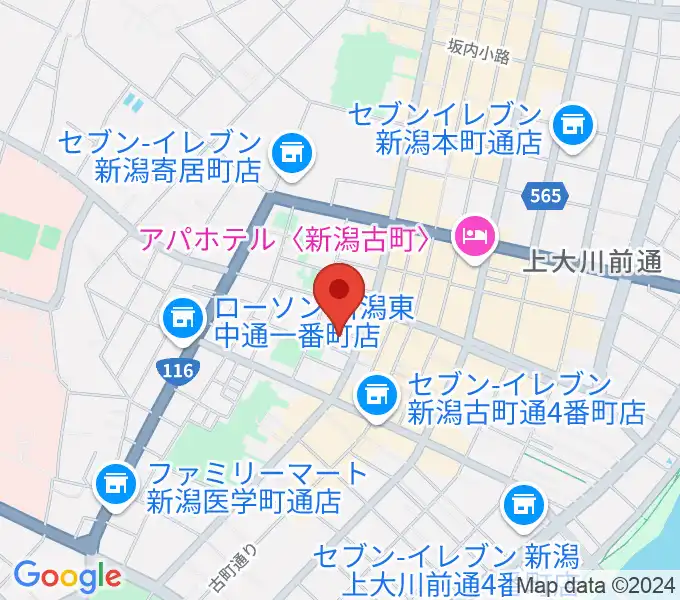 ジャズ喫茶スワンの地図