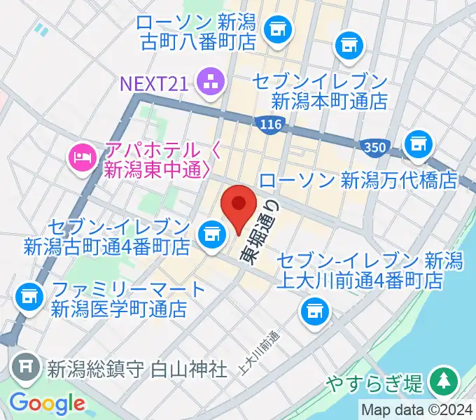 新潟JAZZ FLASHの地図