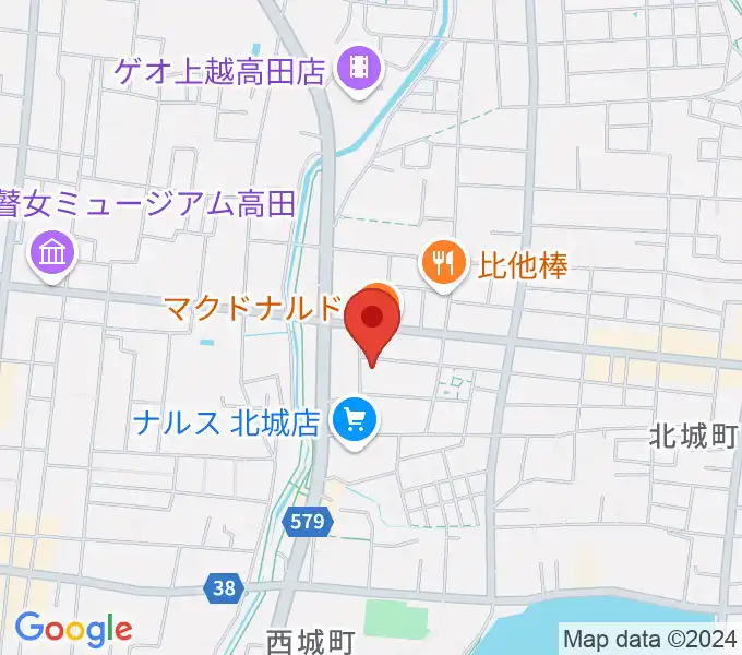 上越EARTHの地図