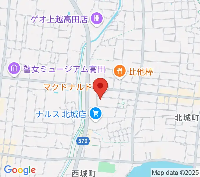 上越EARTHの地図