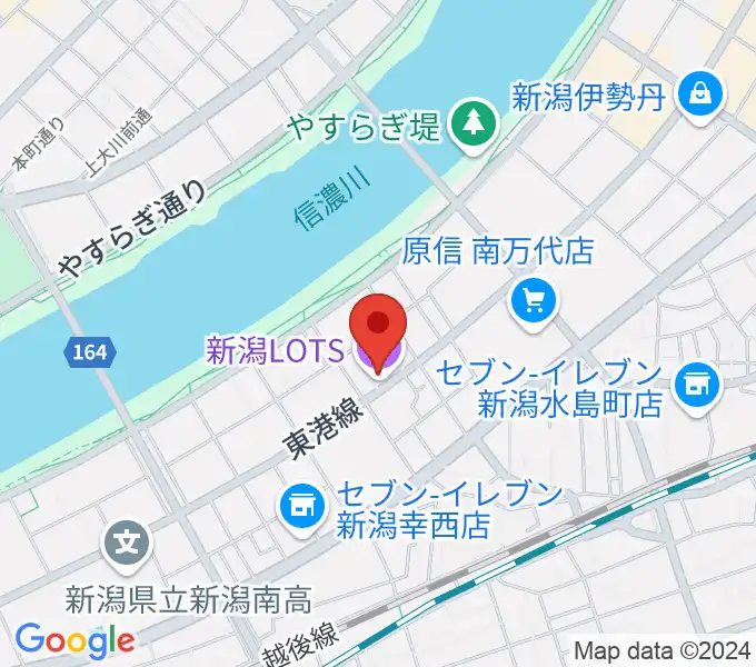 新潟LOTSの地図