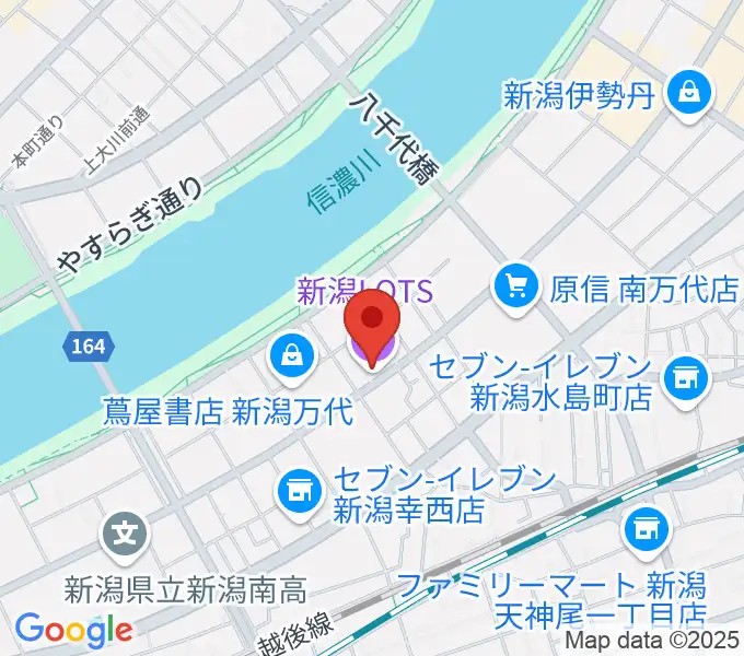 新潟LOTSの地図