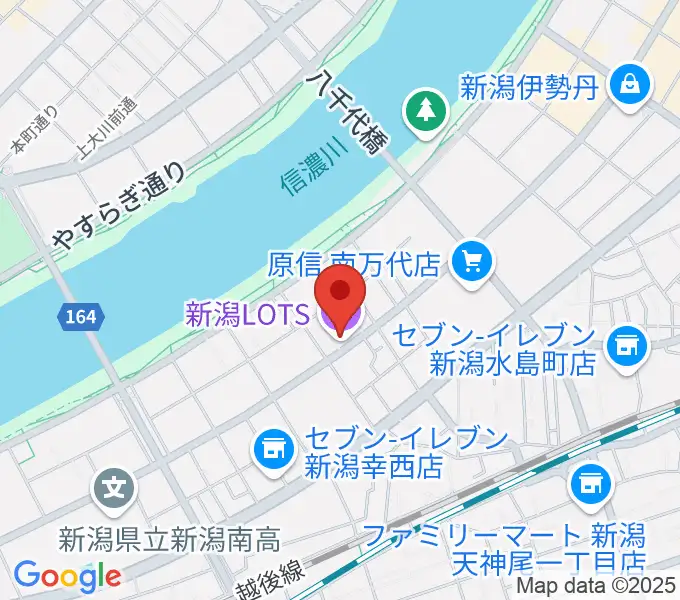 新潟LOTSの地図
