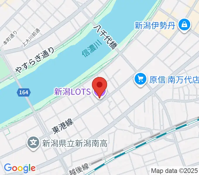 新潟LOTSの地図