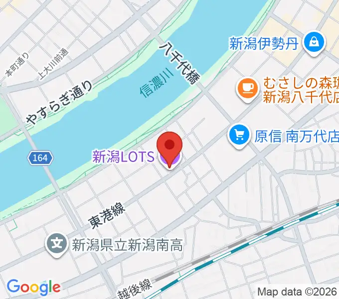 新潟LOTSの地図