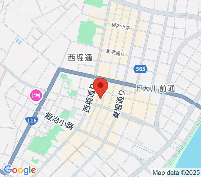 新潟WOODYの地図