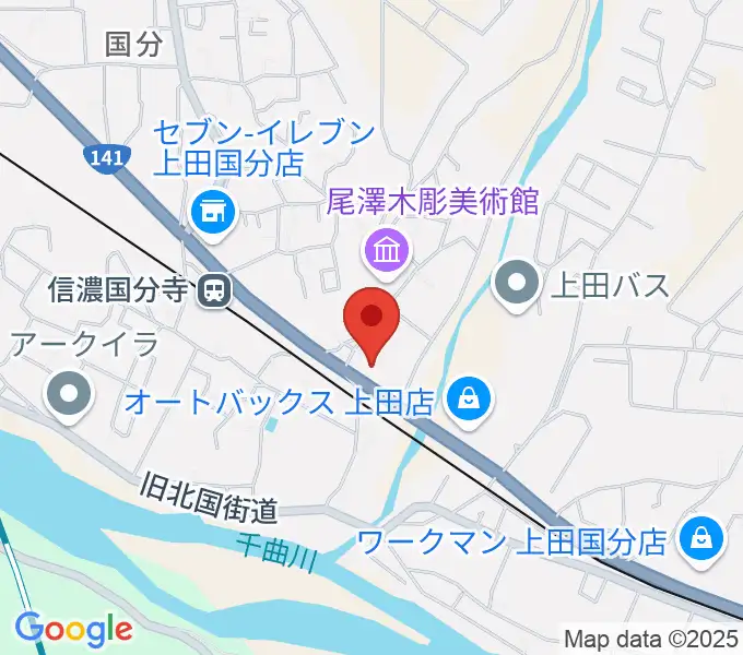 上田ブレイクの地図