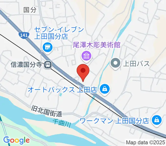 上田ブレイクの地図