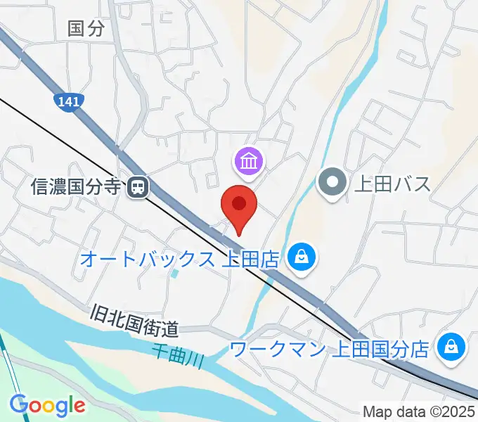 上田ブレイクの地図