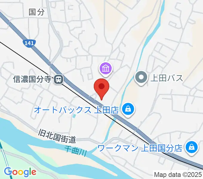 上田ブレイクの地図