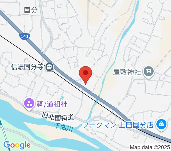 上田ブレイクの地図
